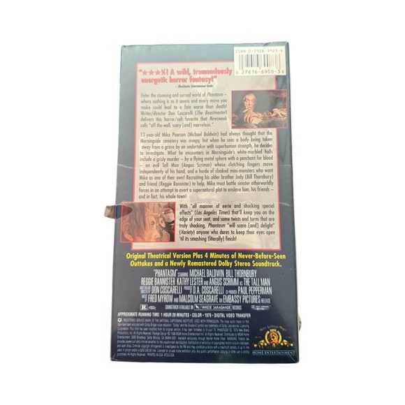 Phantasm Sealed Horror VHS with Watermark: Horror Movies - Picture 2 of 5